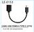 CABO USB FEMEA+TYPE-C (OTG) LE-0153